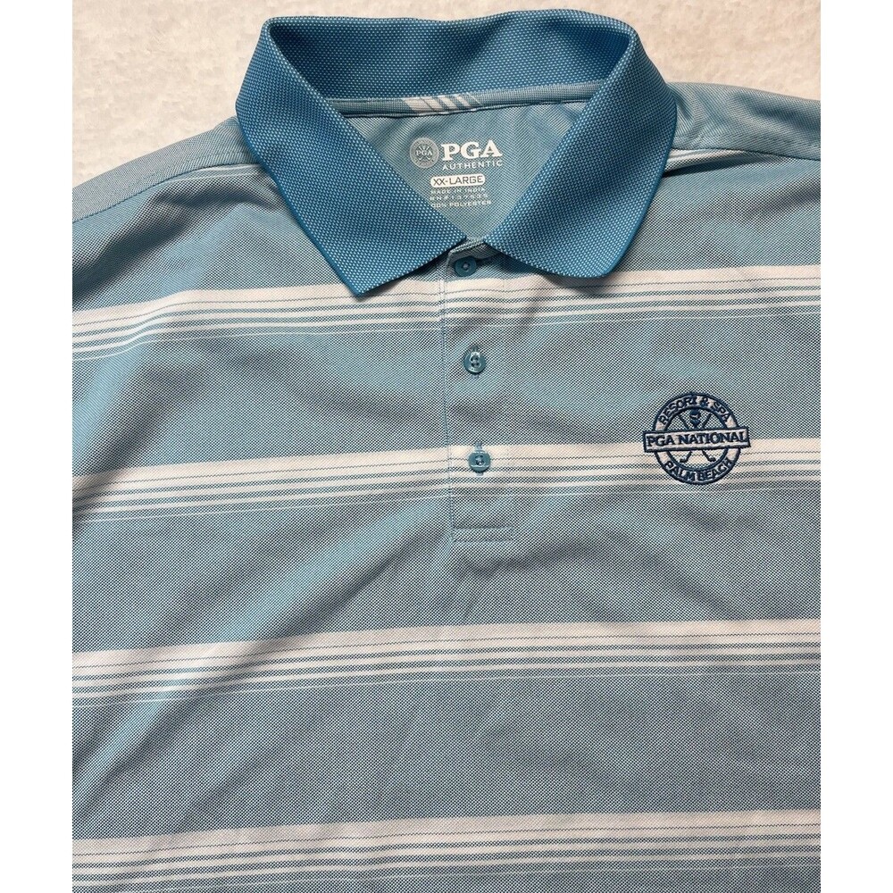 PGA Golf Shirt Mens 2XL National Palm Beach Resort & Spa Polo Preppy Outdoor